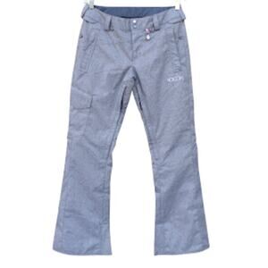 VOLCOM | Womens Grey Snowboard Ski Pants 'Zoomer' Waterproof Cargo Low Rise SP